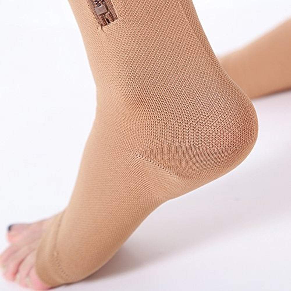 Lysiane | Chaussettes de compression zippées pour femmes