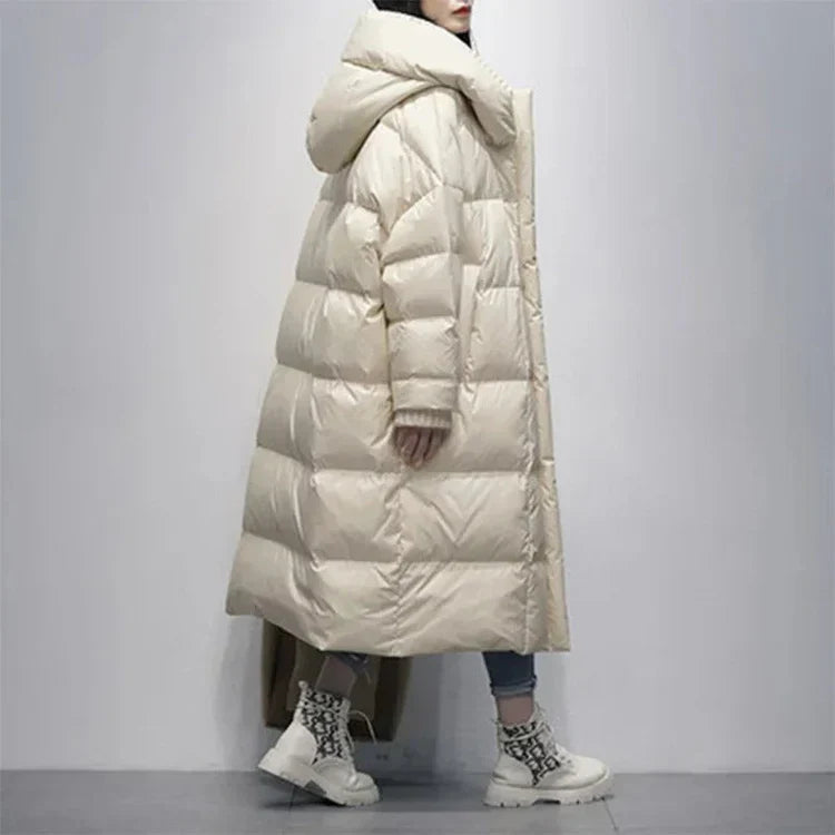 Veste Puffer Longue pour Femmes