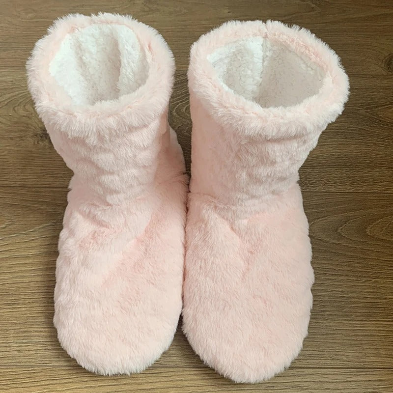 Vikki | Bottes Mi-mollet en peluche antidérapantes – Chaleur et Confort