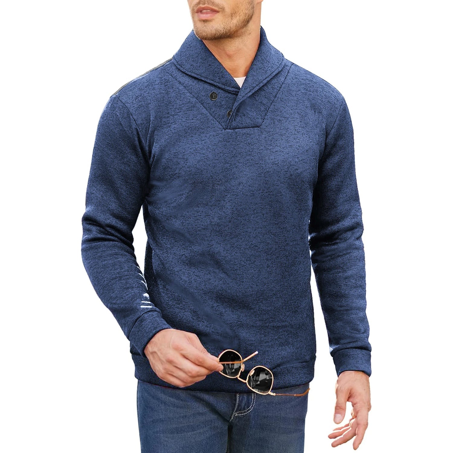 Pull Avec Col Pour Hommes