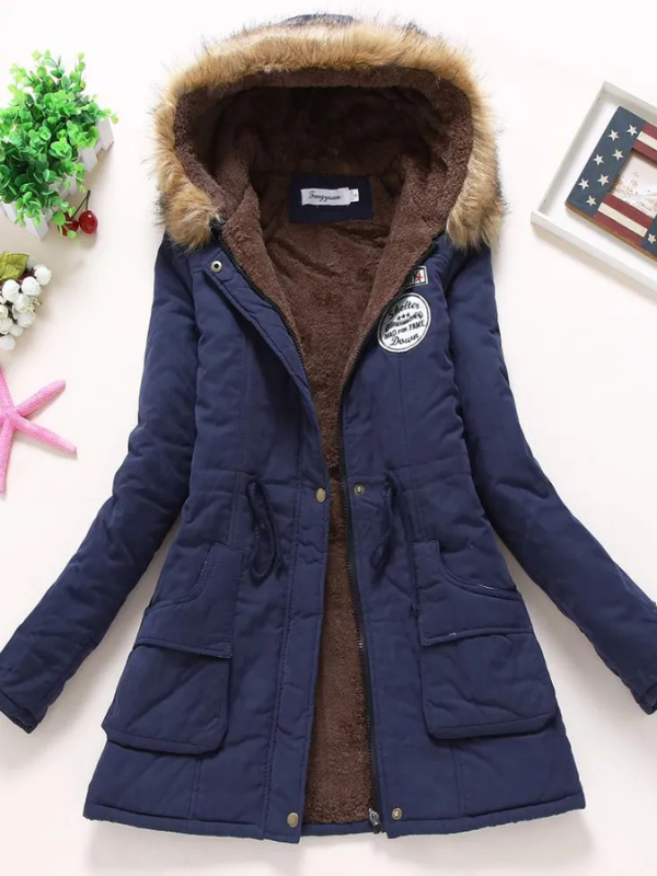 Parka Slim avec Capuche pour Femmes