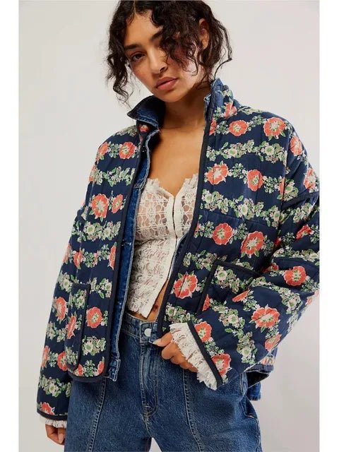 Opaline | Veste Imprimé Floral Pour Femme | Hiver