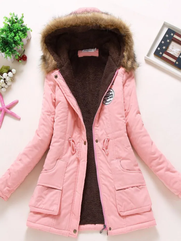 Parka Slim avec Capuche pour Femmes