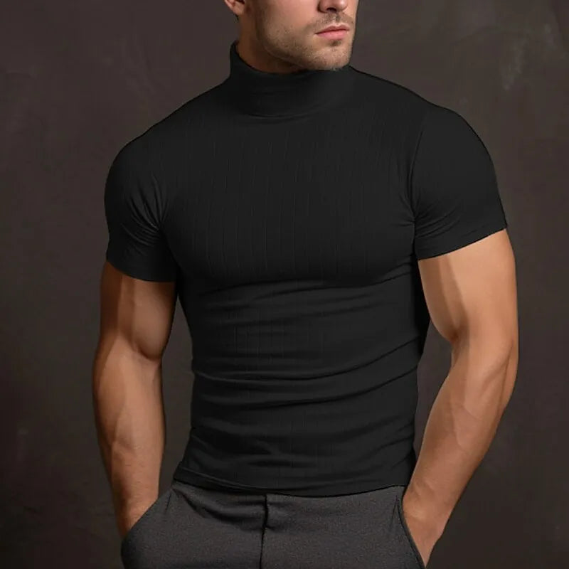 Leon - T-shirt Uni pour Homme Élégant et Confortable