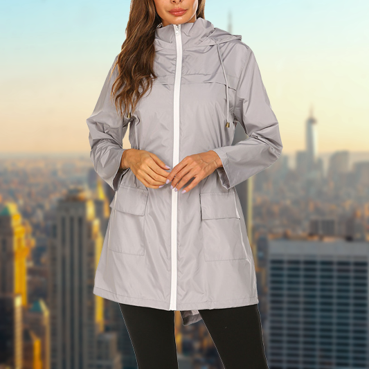 Evelyn - Veste de pluie d'extérieur imperméable pour femme