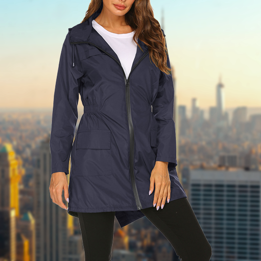 Evelyn - Veste de pluie d'extérieur imperméable pour femme