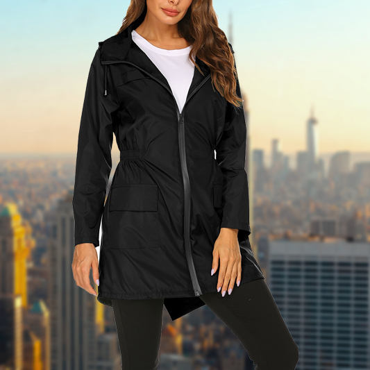 Evelyn - Veste de pluie d'extérieur imperméable pour femme