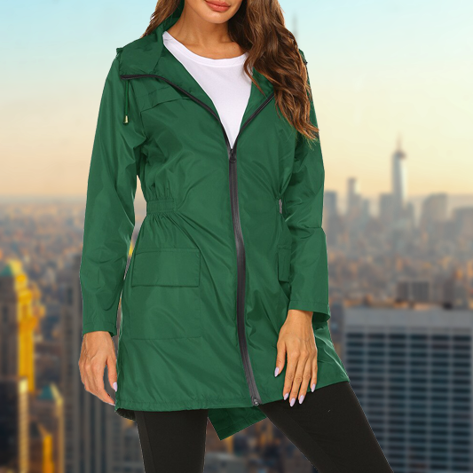 Evelyn - Veste de pluie d'extérieur imperméable pour femme