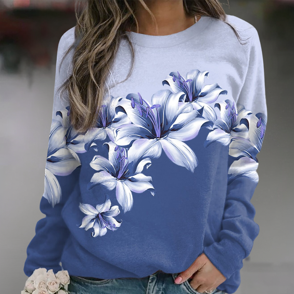 Pull à Fleurs pour Femmes