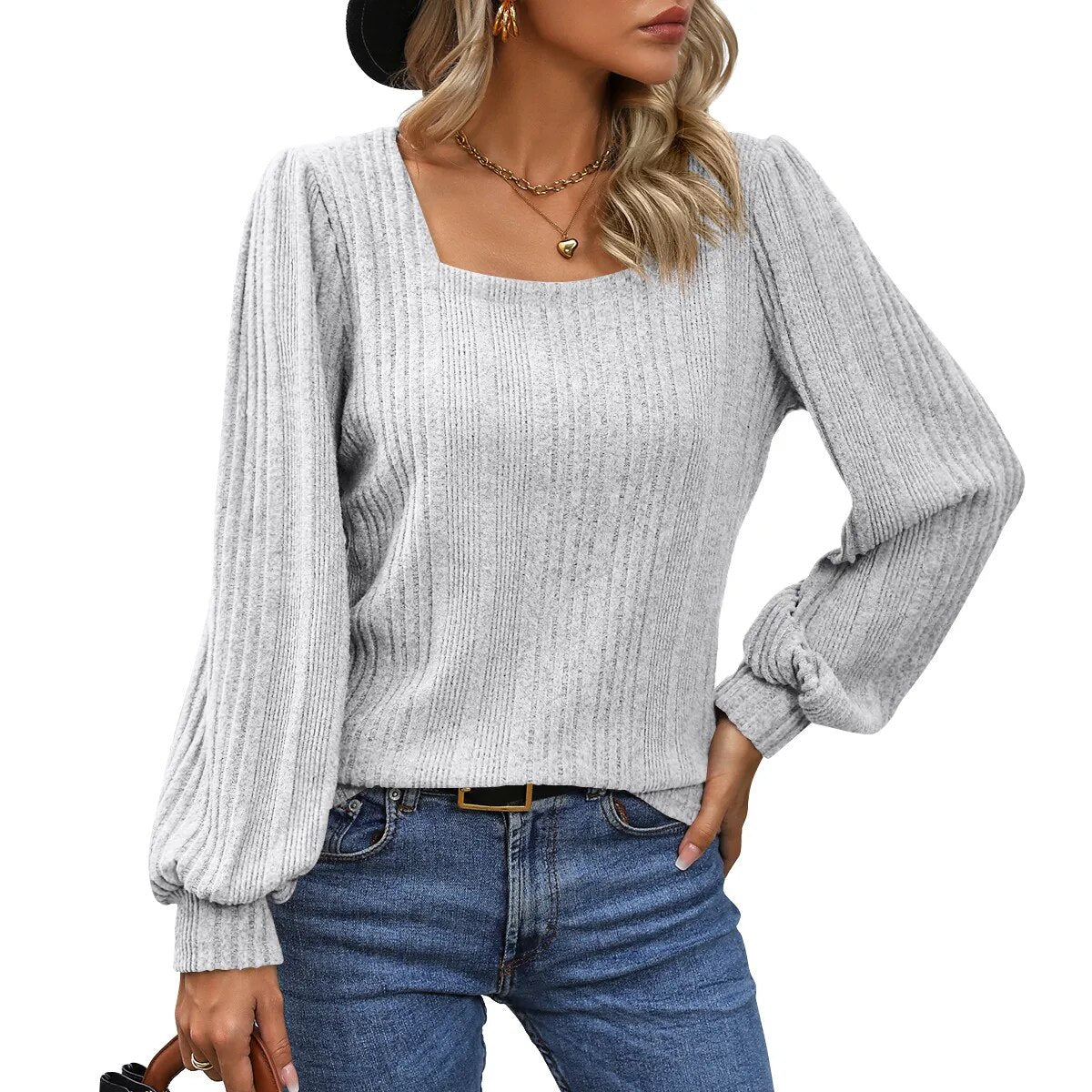 Soleil | Pull Chic à Manches Longues