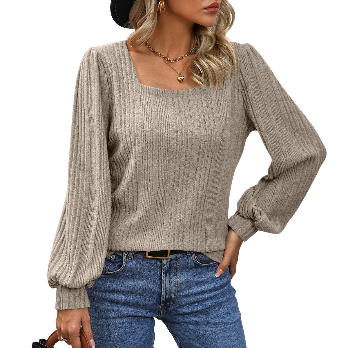 Soleil | Pull Chic à Manches Longues