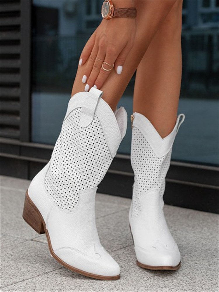 Stella | Femme Bottes de Cowboy Respirantes