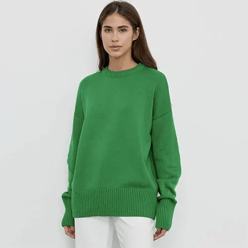 Thalina | Pull à col roulé minimaliste et douillet pour l'hiver