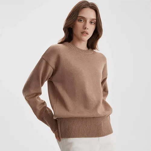 Thalina | Pull à col roulé minimaliste et douillet pour l'hiver