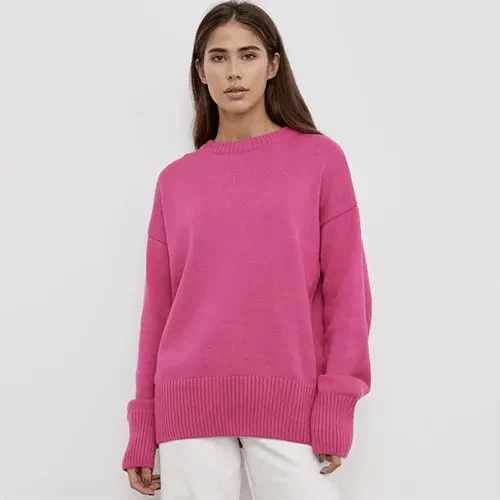 Thalina | Pull à col roulé minimaliste et douillet pour l'hiver