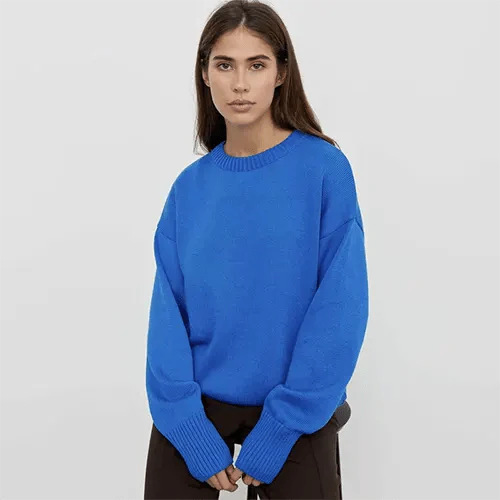 Thalina | Pull à col roulé minimaliste et douillet pour l'hiver