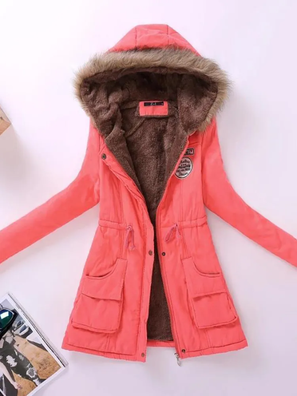 Parka Slim avec Capuche pour Femmes