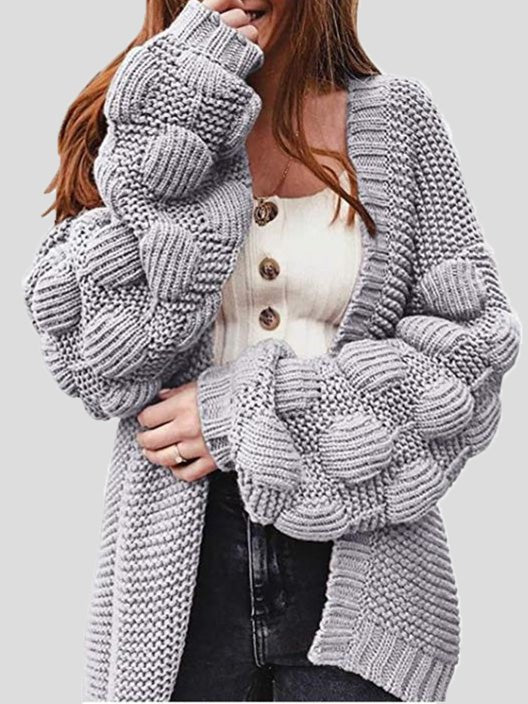 Giselle | Long Cardigan en Maille Chunky pour Femme