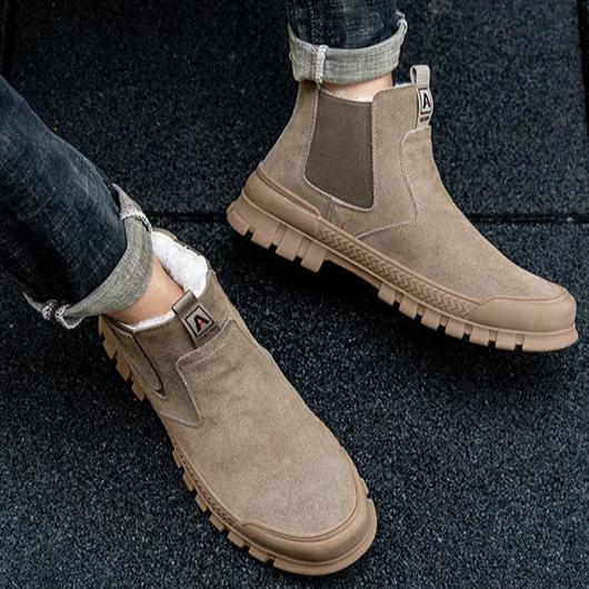 Felix - Avec peluche Bottes Confortables en Peluche pour Hommes