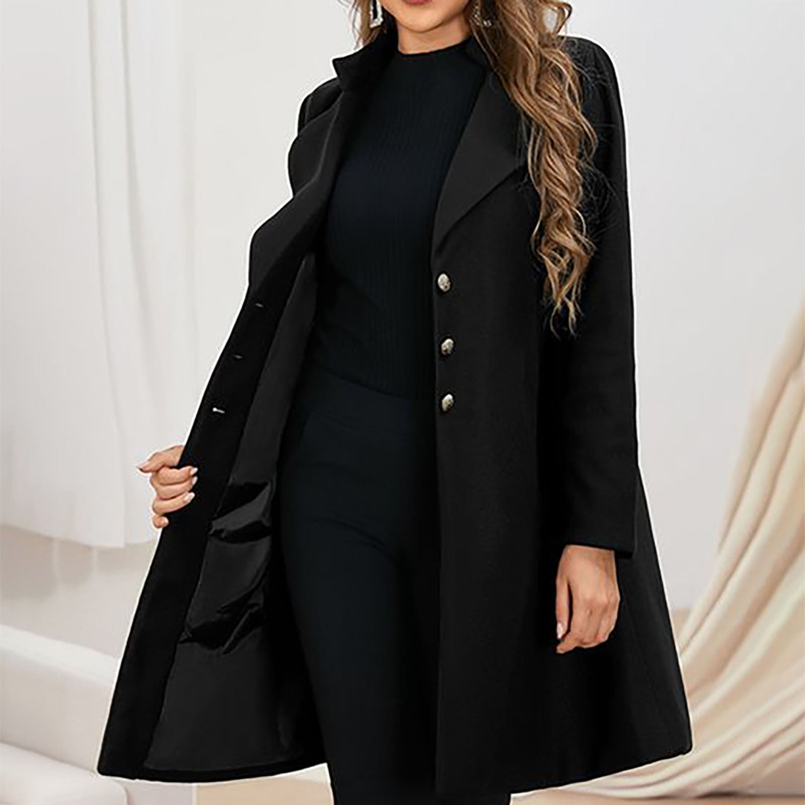 Zalina | Manteau long chic et confortable pour l'hiver