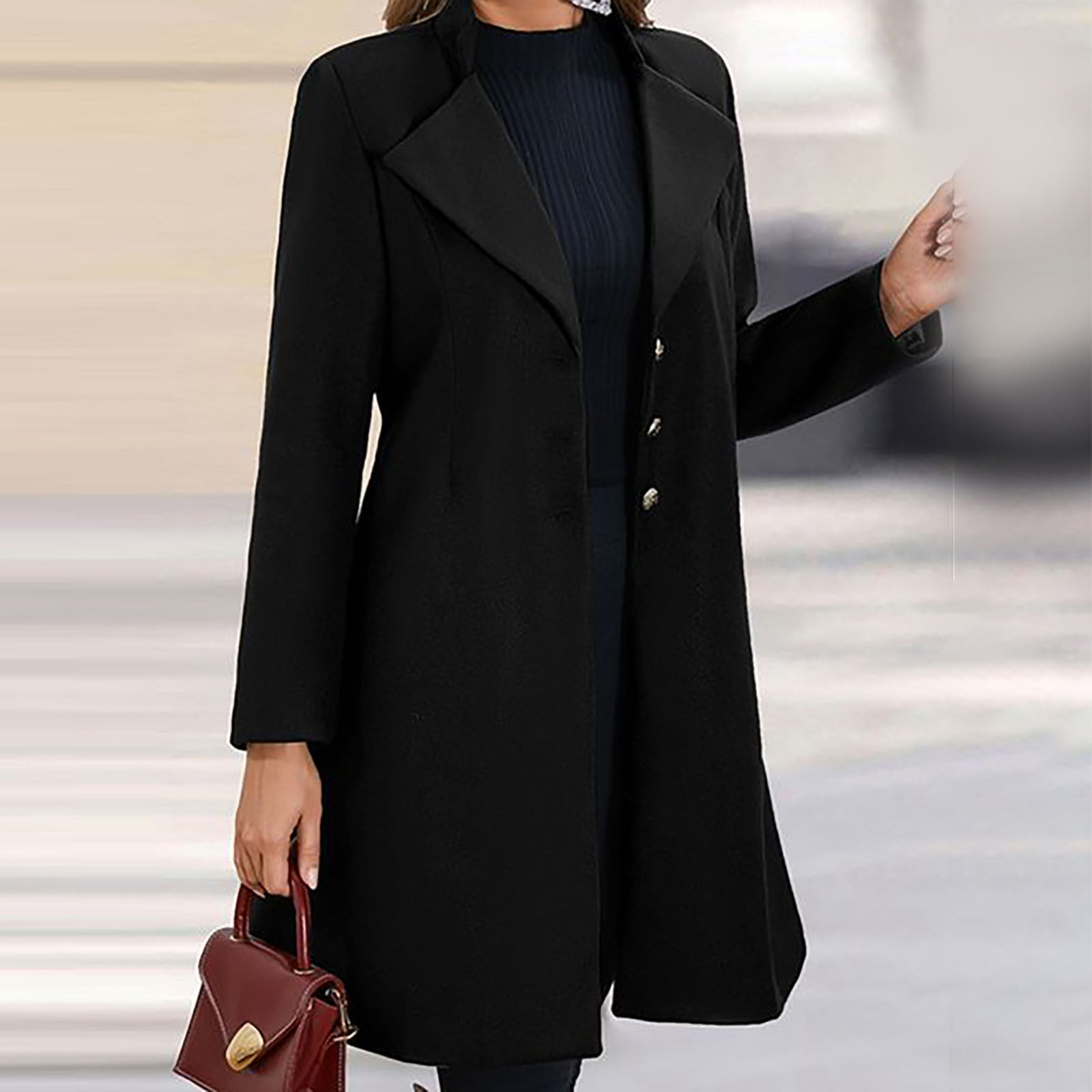 Zalina | Manteau long chic et confortable pour l'hiver