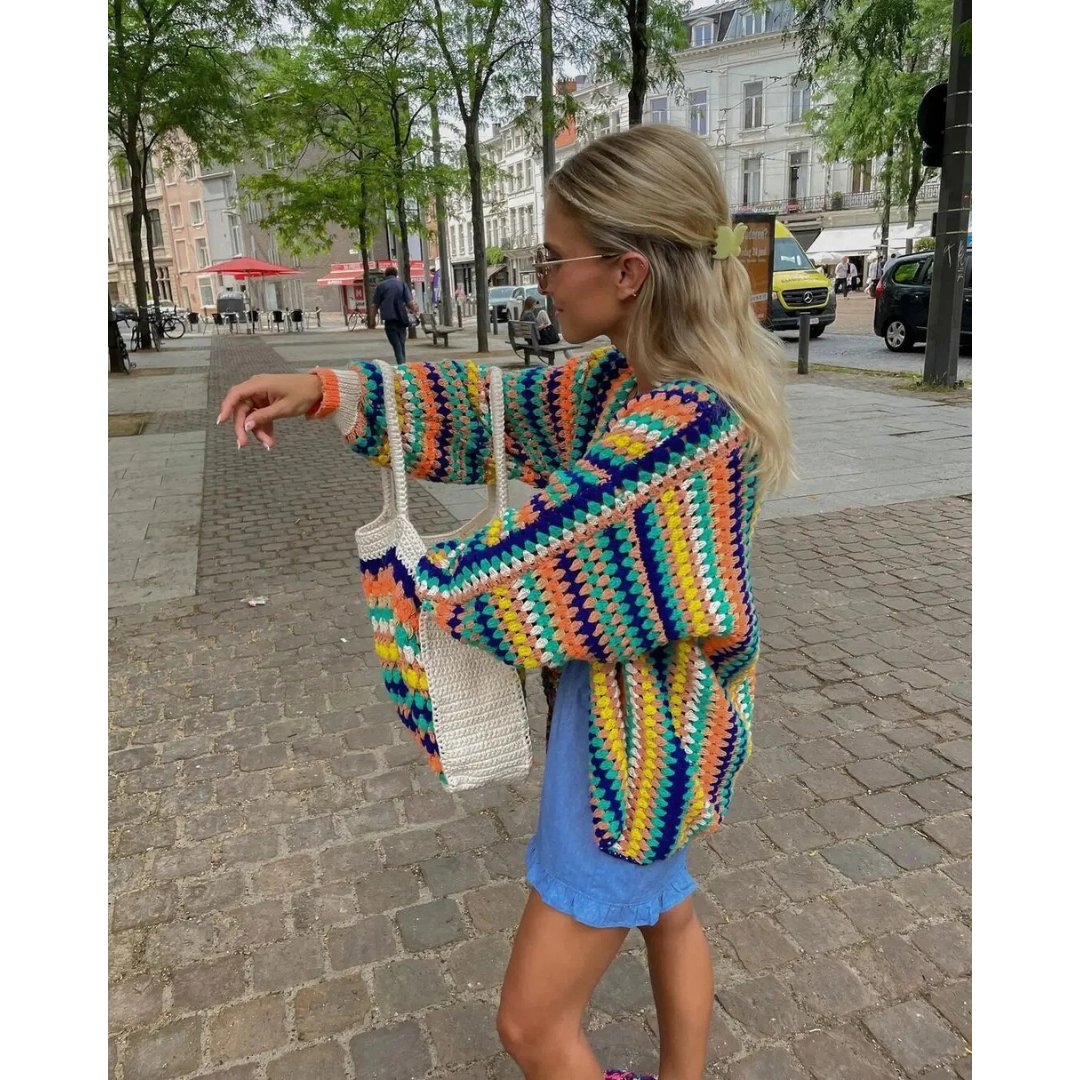 Zalira | Cardigan Boho Chic en Crochet pour Femme