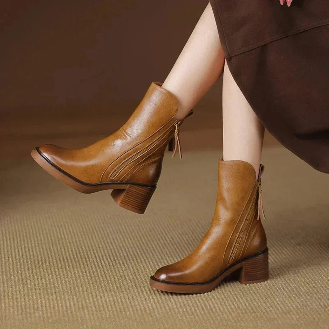 Zinvelle | Bottines élégantes à fermeture éclair pour femmes